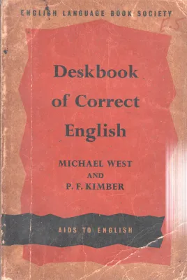 DESKBOOK OF CORRECT ENGLISH BY MICHAEL WEST