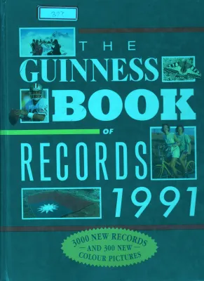 GUINESS BOOK OF RECORDS 1991 BY DONALD MC FARLAN