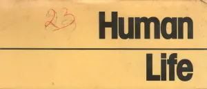 HUMAN LIFE BY BRIAN WARD