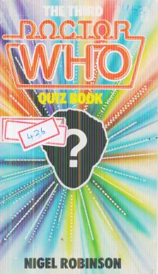 DOCTOR WHO QUIZ BOOK BY NIGEL ROBINSON