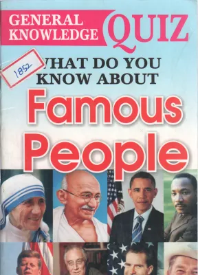 FAMOUS PEOPLE