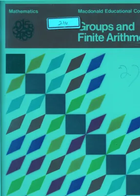 GROUPS AND FINITE ARITHMETIC BY CYRIL EDWARDS