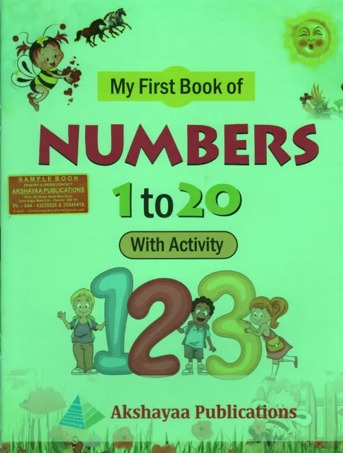 MY FIRST BOOK NUMBERS 1 TO 20