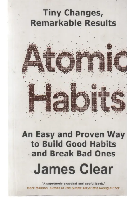 ATOMIC HABITS BY JAMES CLEAR