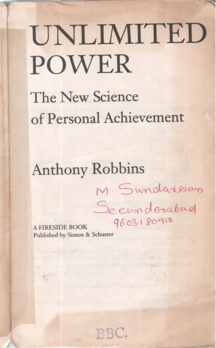 UNLIMITED POWER BY ANTHONY ROBBINS