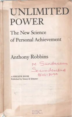 UNLIMITED POWER BY ANTHONY ROBBINS
