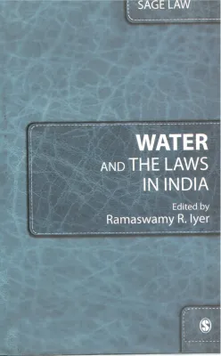 WATER AND THE LAWS IN INDIA BY RAMASWAMI IYER