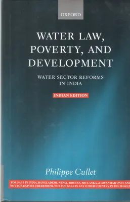 WATER LAW, POVERTY, AND DEVELOPMENT BY PHILIPPE CULLET