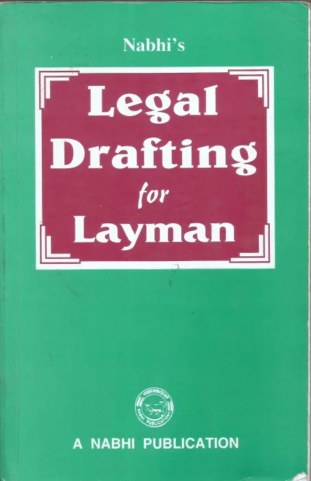 LEGAL DRAFTING FOR LAYMAN by NABHI PUBLICATION