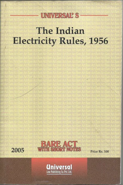 THE INDIAN ELECTRICITY RULES by COMMERCIAL LAW