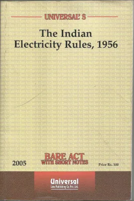 THE INDIAN ELECTRICITY RULES by COMMERCIAL LAW