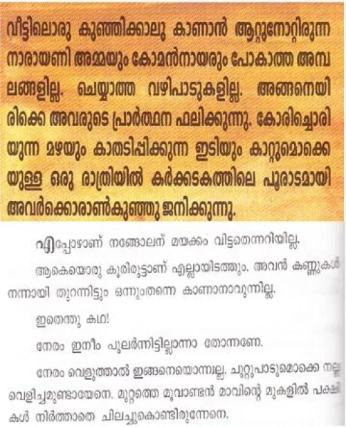 Nangolan by Dr.K .Sreekumar