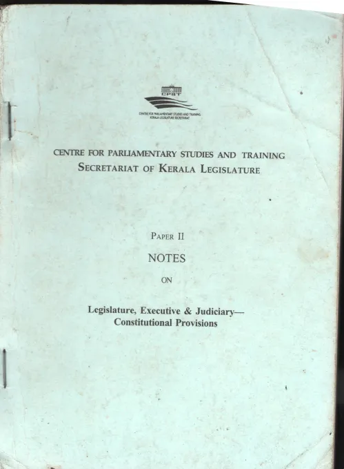 Center For Parlimentary Studies And Training BY I&amp;B