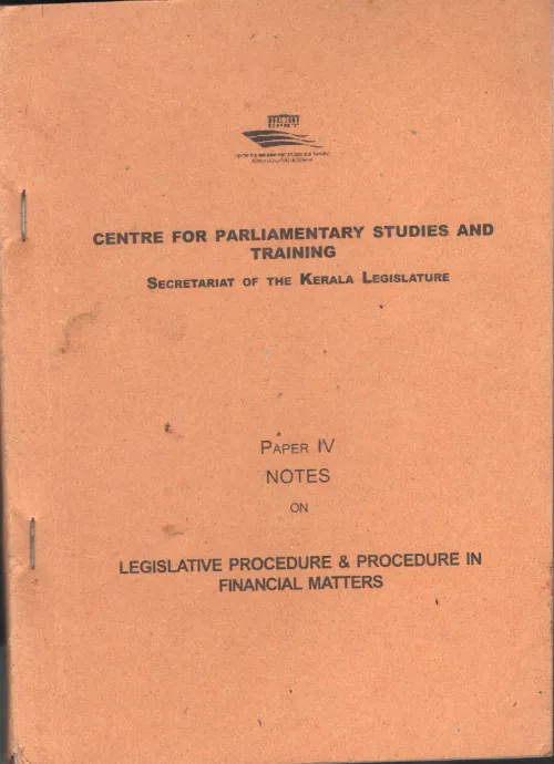 Centre For Parlimentary Studies And Training BY I&amp;B