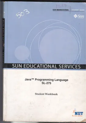 JAVA PROGRAMMING LANGUAGE BY NIIT
