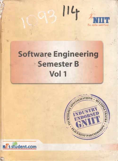 SOFTWARE ENGINEERING SEM B V1 BY NIIT