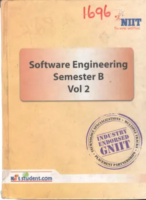 SOFTWARE ENGINEERING SEM B V2 BY NIIT