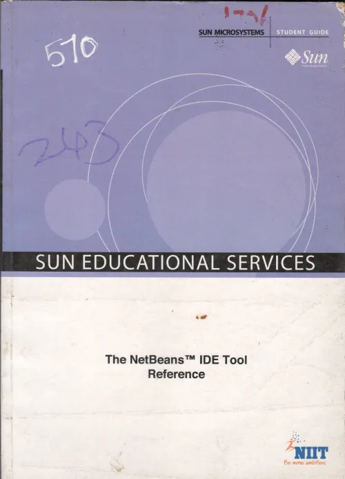 THE NETBEANS IDE TOOL REFERENCE BY NIIT