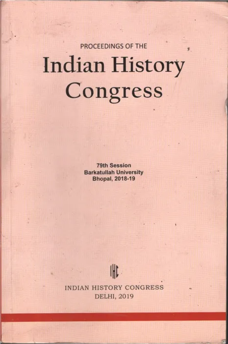 Indian History Congress BY Group Of Editors