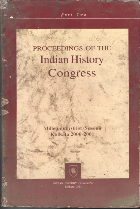Proceeding of the Indian History Congress BY Group Of Editors