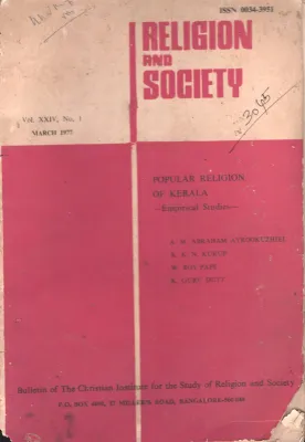 Religion And society BY Group Of Editors