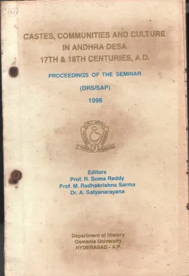 castes,Communities and Culture in Andhra Desa BY Group Of Editors