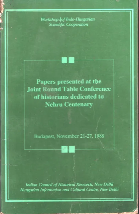 Papers Presented at the Joint Round Table Conference BY Group Of Editors