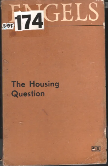 The Housing Quetion BY Engels