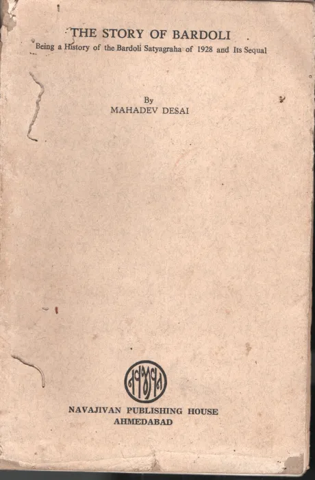 The story of Bardoli BY Mahadev Desai
