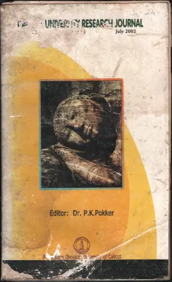 Calicut University Research Journal BY DR. P k Pokker