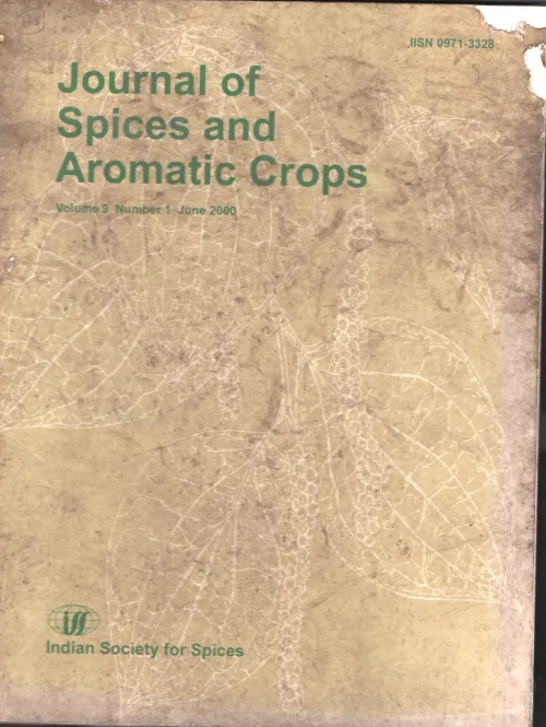 Journal Of Spices And Aromatic Crops BY Group Of Editors
