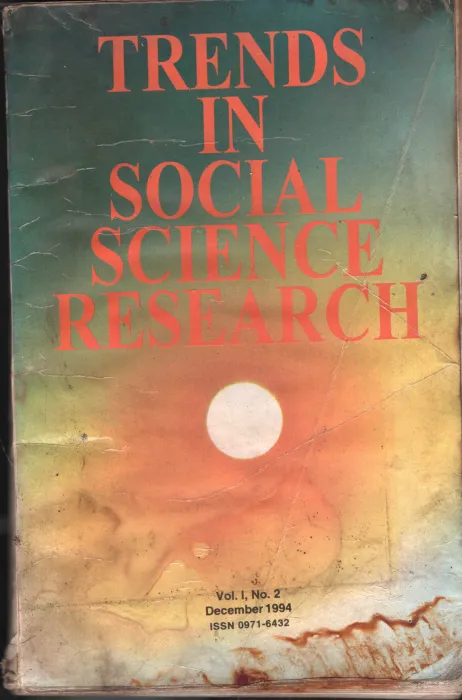 Trends In Social Science Research BY Group Of Editors