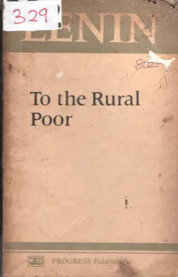 To The Rural Poor BY Lenin