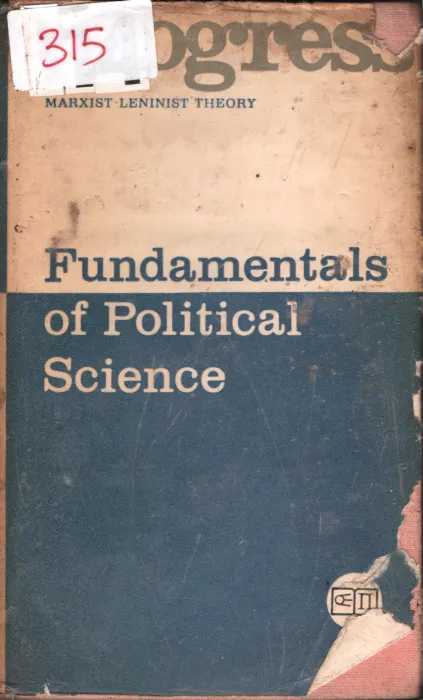 Fundamentals Of Political Science BY Marxist