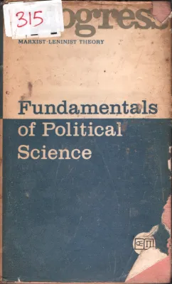 Fundamentals Of Political Science BY Marxist