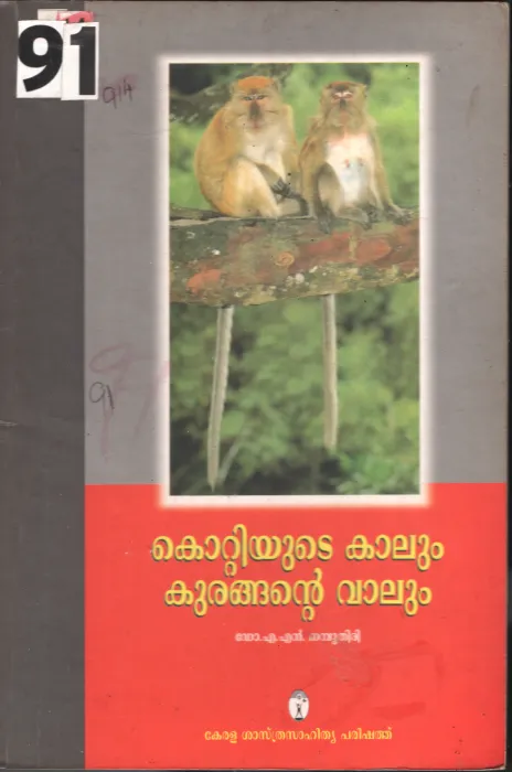 Kottiyude Kalum Kurangante Valum BY Dr.A.N.Namboothiri
