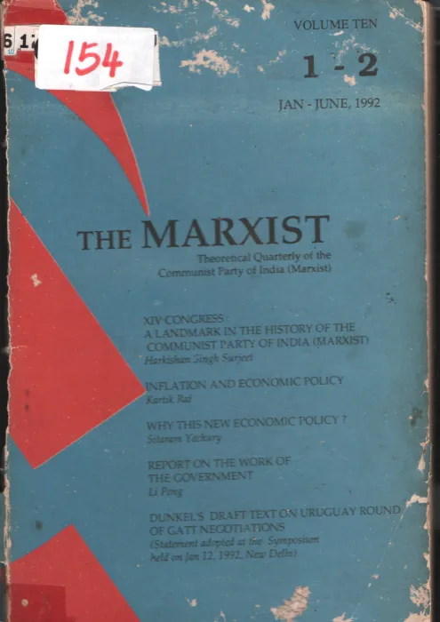 The Marxist BY Group Of Editors