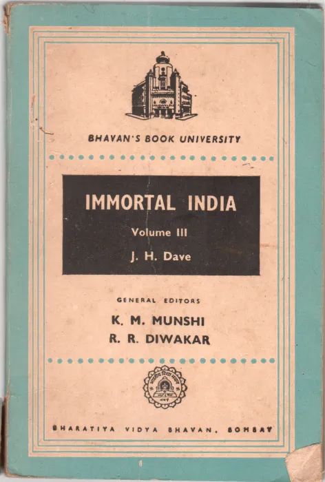 IMMORTAL INDIA BY J.M.DAVE