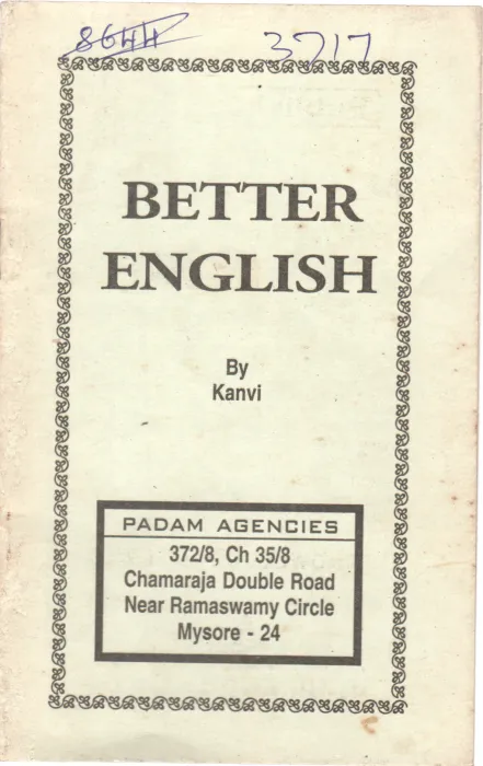 BETTER ENGLISH BY KANVI