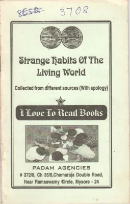 STRANGE KABITS OF THE LIVING WORLD BY KANVI