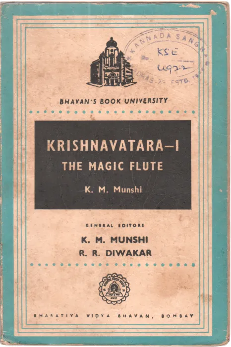 KRISHNAVATARA -1 BY K.M. MUNSHI