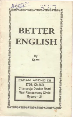 BETTER ENGLISH BY KANVI