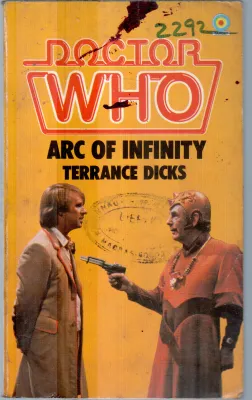DOCTOR WHO ARC OF INFINITY BY TERRANCE DICKS