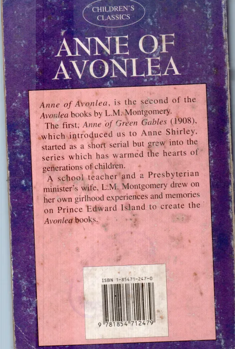 ANNE OF AVONLEA BY L.M.MONTGOMERY