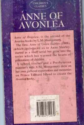 ANNE OF AVONLEA BY L.M.MONTGOMERY