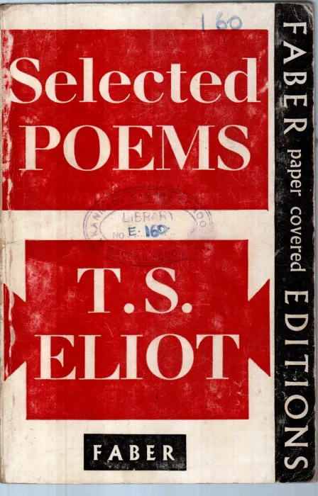 SELECTED POEMS BY T.S.ELIOT