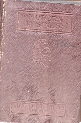 MODERN BUSINESS BY ALEXANDER HAMILTION INSTITUTE