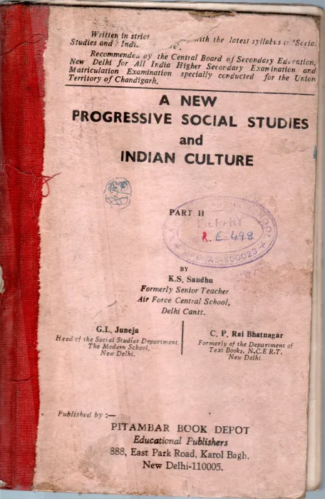 A PROGRESSIVE SOCIAL STUDIES BY K.S.SANDHU