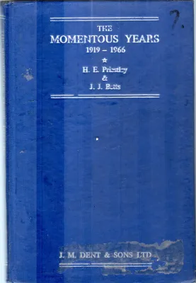 MOMENTOUS YEARS BY J.J.BOTTS