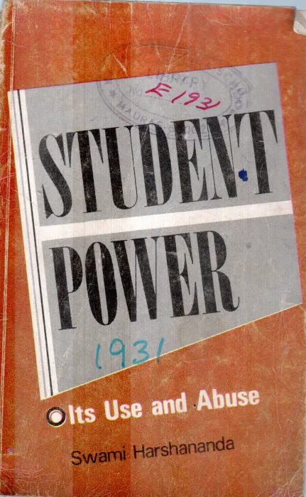STUDENT POWER BY SWAMI HARSHANANDA